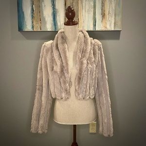 Bebe | Faux Fur Crop Jacket |